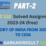 BHIC 132 IGNOU Solved Assignment 2023-24 (free) Part -2